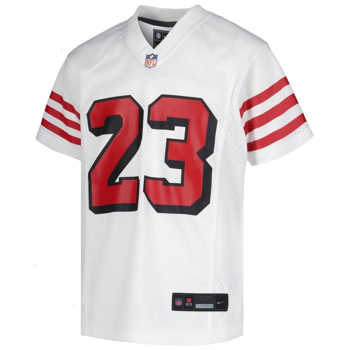 Christian McCaffrey San Francisco 49ers Nike Youth Game Jersey - White