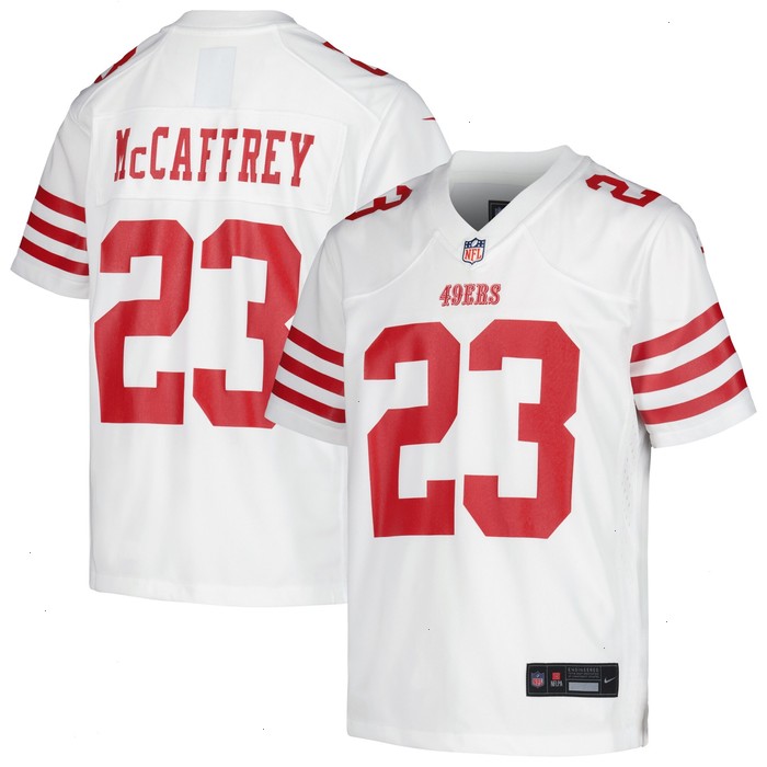 Christian McCaffrey San Francisco 49ers Nike Youth Game Jersey - White V1