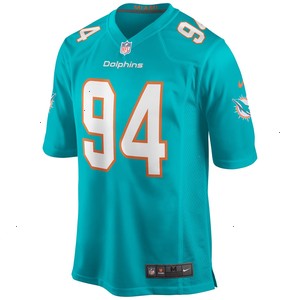 Christian Wilkins Miami Dolphins Nike Game Jersey - Aqua