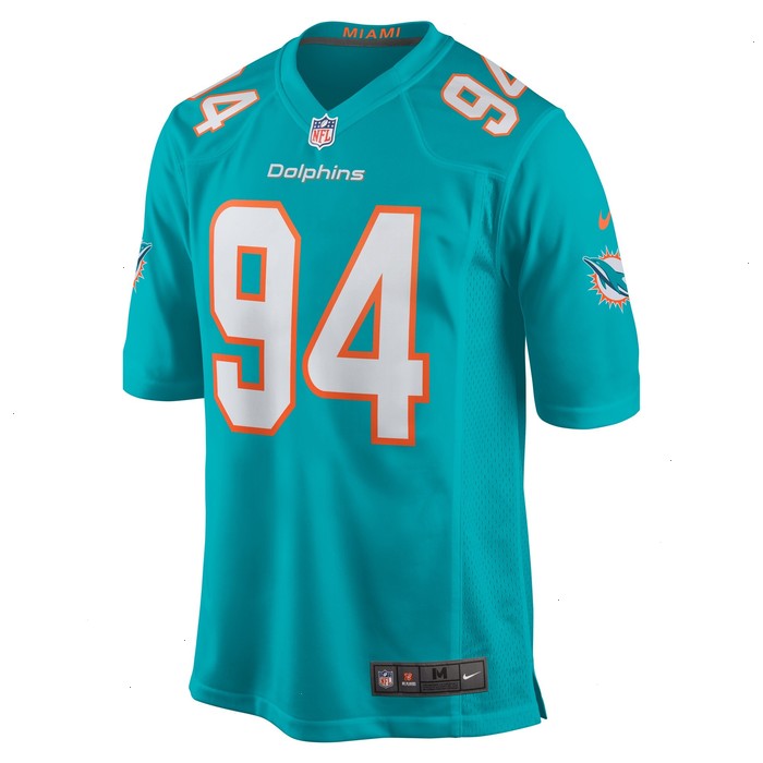 Christian Wilkins Miami Dolphins Nike Team Game Jersey - Aqua