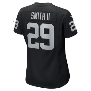 Christopher Smith II Las Vegas Raiders Nike Women's Team Game Jersey - Black