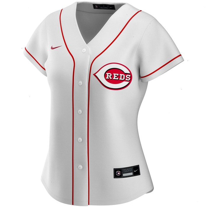 Cincinnati Reds Nike Women's Home Replica Custom Jersey - White