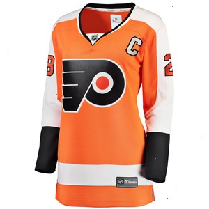 Claude Giroux Philadelphia Flyers Fanatics Branded Women's Home Breakaway Player Jersey - Orange