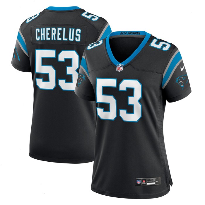 Claudin Cherelus Carolina Panthers Nike Women's Team Game Jersey - Black V1