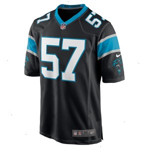 Clay Johnston Carolina Panthers Nike Game Jersey - Black