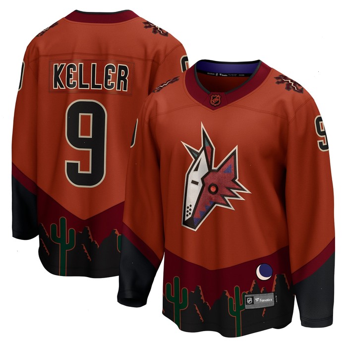 Clayton Keller Arizona Coyotes Fanatics Branded Special Edition 2.0 Breakaway Player Jersey - Burnt Orange