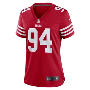 Clelin Ferrell San Francisco 49ers Nike Women's Game Player Jersey - Scarlet