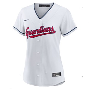 Cleveland Guardians Nike Women's Home Blank Replica Jersey- White