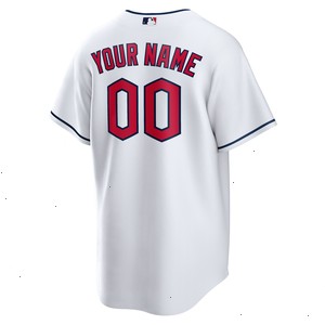 Cleveland Guardians Nike Youth Replica Custom Jersey - White