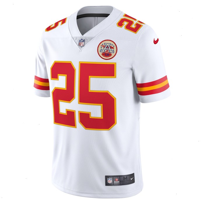 Clyde Edwards-Helaire Kansas City Chiefs Nike Vapor Limited Jersey - White