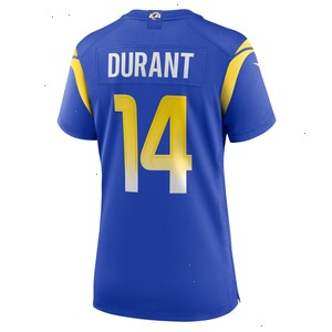 Cobie Durant Los Angeles Rams Nike Women's Game Player Jersey - Royal