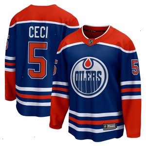 Cody Ceci Edmonton Oilers Fanatics Branded Home Breakaway Player Jersey - Royal