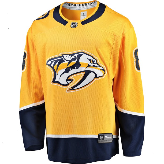 Cody Glass Nashville Predators Fanatics Branded Home Breakaway Player Jersey - Gold