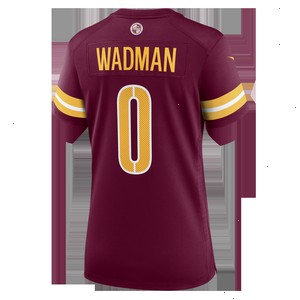 Colby Wadman Washington Commanders Nike Women's Game Jersey - Burgundy