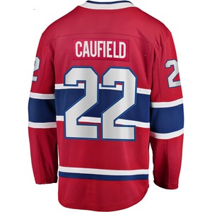 Cole Caufield Montreal Canadiens Fanatics Branded Home Premier Breakaway Player Jersey - Red