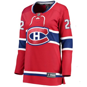 Cole Caufield Montreal Canadiens Fanatics Branded Women's 2017/18 Home Breakaway Replica Jersey - Red