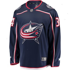 Cole Sillinger Columbus Blue Jackets Fanatics Branded Home Breakaway Player Jersey - Navy