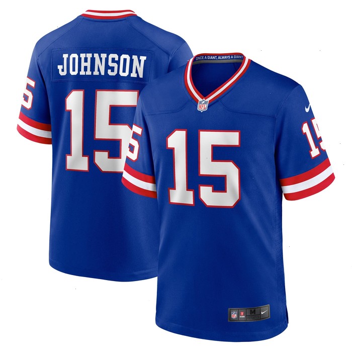 Collin Johnson New York Giants Nike Classic Player Game Jersey - Royal