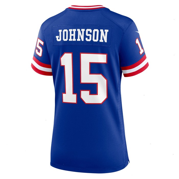 Collin Johnson New York Giants Nike Women's Classic Player Game Jersey - Royal