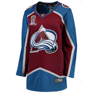 Colorado Avalanche Fanatics Branded Women's Home 2022 Stanley Cup Champions Breakaway Jersey - Burgundy