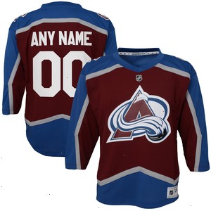 Colorado Avalanche Youth Home Custom Replica Jersey - Burgundy