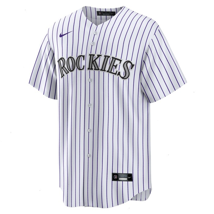 Colorado Rockies Nike Home Replica Team Jersey - White