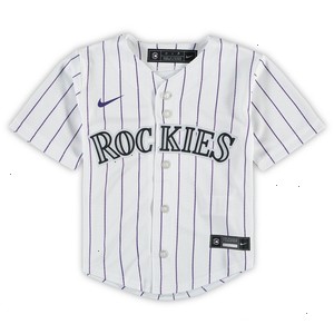 Colorado Rockies Nike Toddler Replica Team Jersey - White