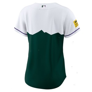 Colorado Rockies Nike Women's City Connect Replica Team Jersey - White/Forest Green