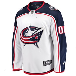 Columbus Blue Jackets Fanatics Branded Away Breakaway Custom Jersey - White