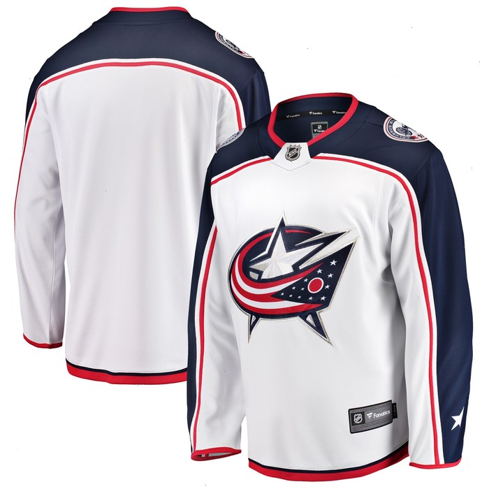 Columbus Blue Jackets Fanatics Branded Breakaway Away Jersey - White