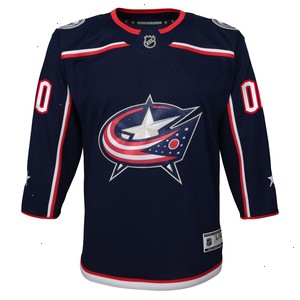 Columbus Blue Jackets Youth Home Premier Custom Jersey - Navy