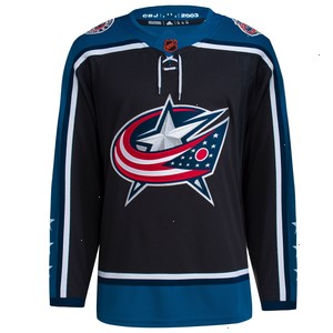 Columbus Blue Jackets adidas Reverse Retro 2.0 Authentic Blank Jersey - Black