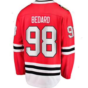 Connor Bedard Chicago Blackhawks Fanatics Branded 2023 NHL Draft Home Breakaway Player Jersey - Red