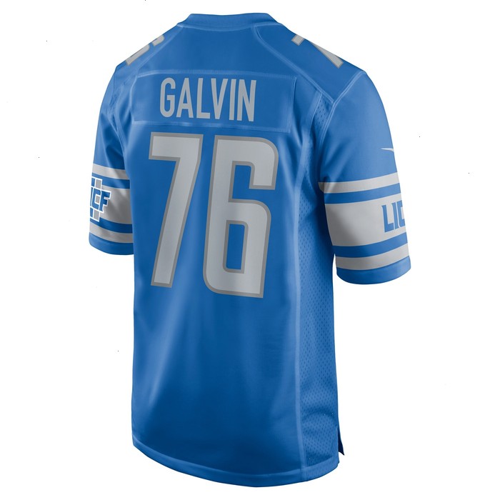 Connor Galvin Detroit Lions Nike Team Game Jersey - Blue