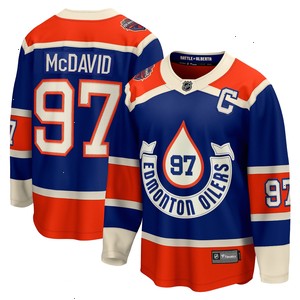 Connor McDavid Edmonton Oilers Fanatics Branded 2023 NHL Heritage Classic Premier Breakaway Player Jersey – Royal