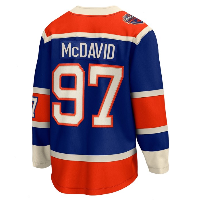 Connor McDavid Edmonton Oilers Fanatics Branded 2023 NHL Heritage Classic Premier Breakaway Player Jersey – Royal