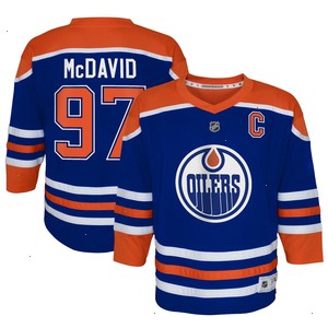 Connor McDavid Edmonton Oilers Toddler Home Replica Player Jersey - Royal