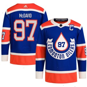 Connor McDavid Edmonton Oilers adidas 2023 NHL Heritage Classic Primegreen Authentic Player Jersey – Royal