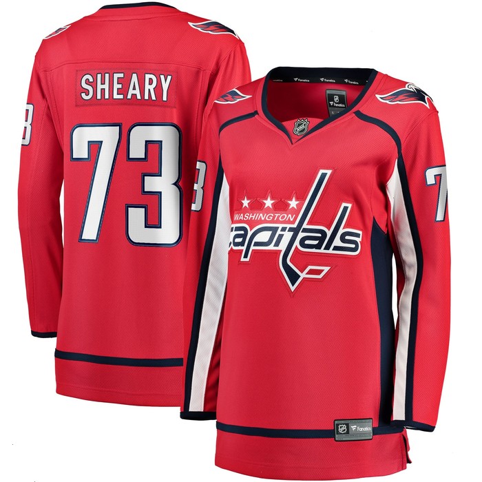 Conor Sheary Washington Capitals Fanatics Branded Women's Home Breakaway Player Jersey - Red