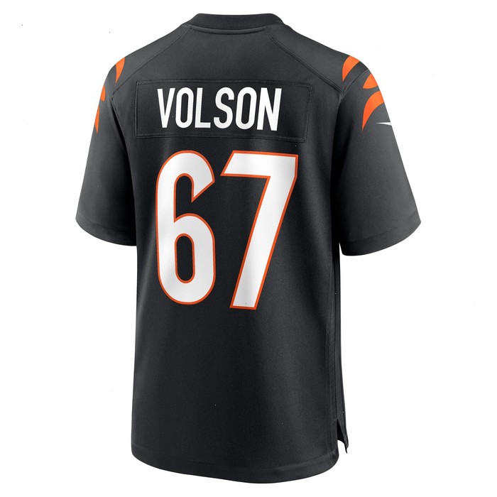 Cordell Volson Cincinnati Bengals Nike Game Player Jersey - Black