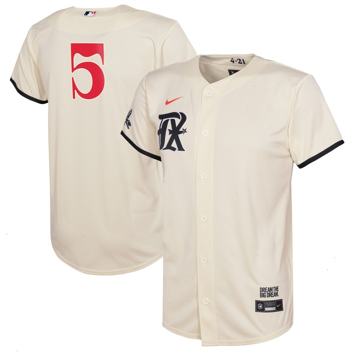 Corey Seager Texas Rangers Nike Preschool 2023 City Connect Replica Player Jersey - Cream