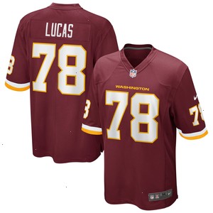 Cornelius Lucas Washington Football Team Nike Game Player Jersey - Burgundy