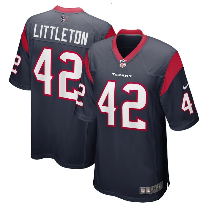 Cory Littleton Houston Texans Nike Game Player Jersey - Navy