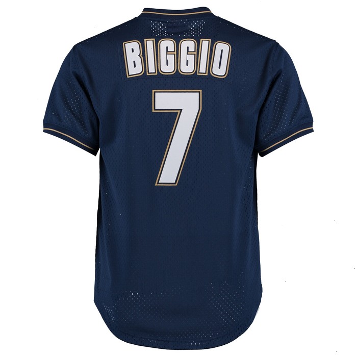 Craig Biggio Houston Astros Mitchell & Ness Cooperstown Collection Batting Practice Jersey - Navy