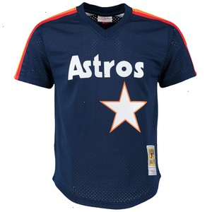 Craig Biggio Houston Astros Mitchell & Ness Cooperstown Mesh Batting Practice Jersey - Navy