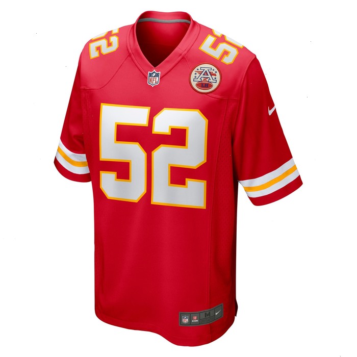 Creed Humphrey Kansas City Chiefs Nike Game Jersey - Red