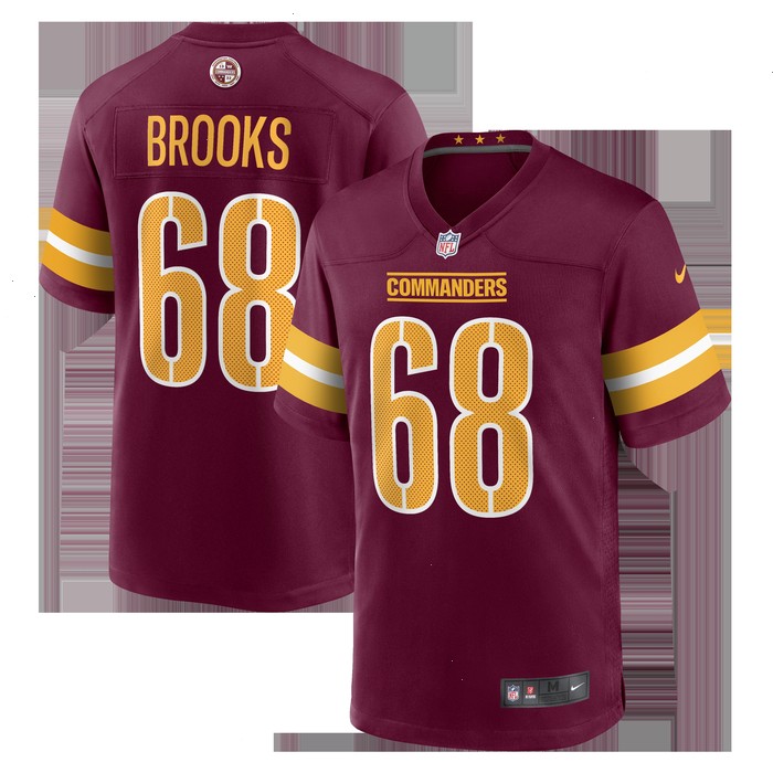 Curtis Brooks Washington Commanders Nike Game Jersey - Burgundy