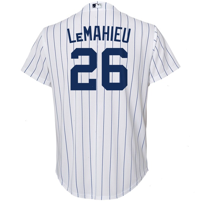 DJ LeMahieu New York Yankees Nike Youth Alternate Replica Player Jersey - White