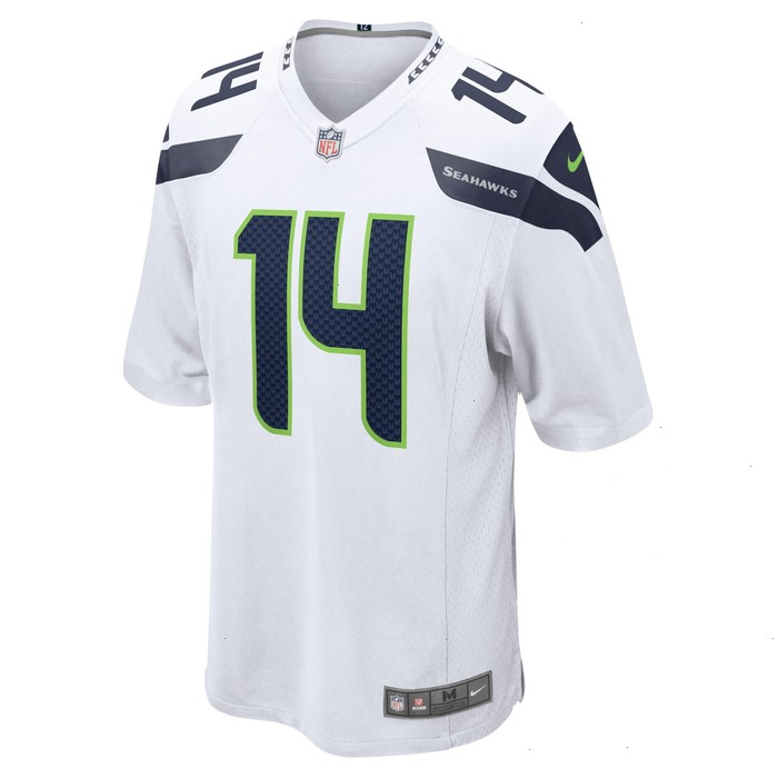 DK Metcalf Seattle Seahawks Nike Game Jersey - White