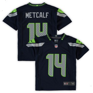 DK Metcalf Seattle Seahawks Nike Preschool Game Jersey - Navy